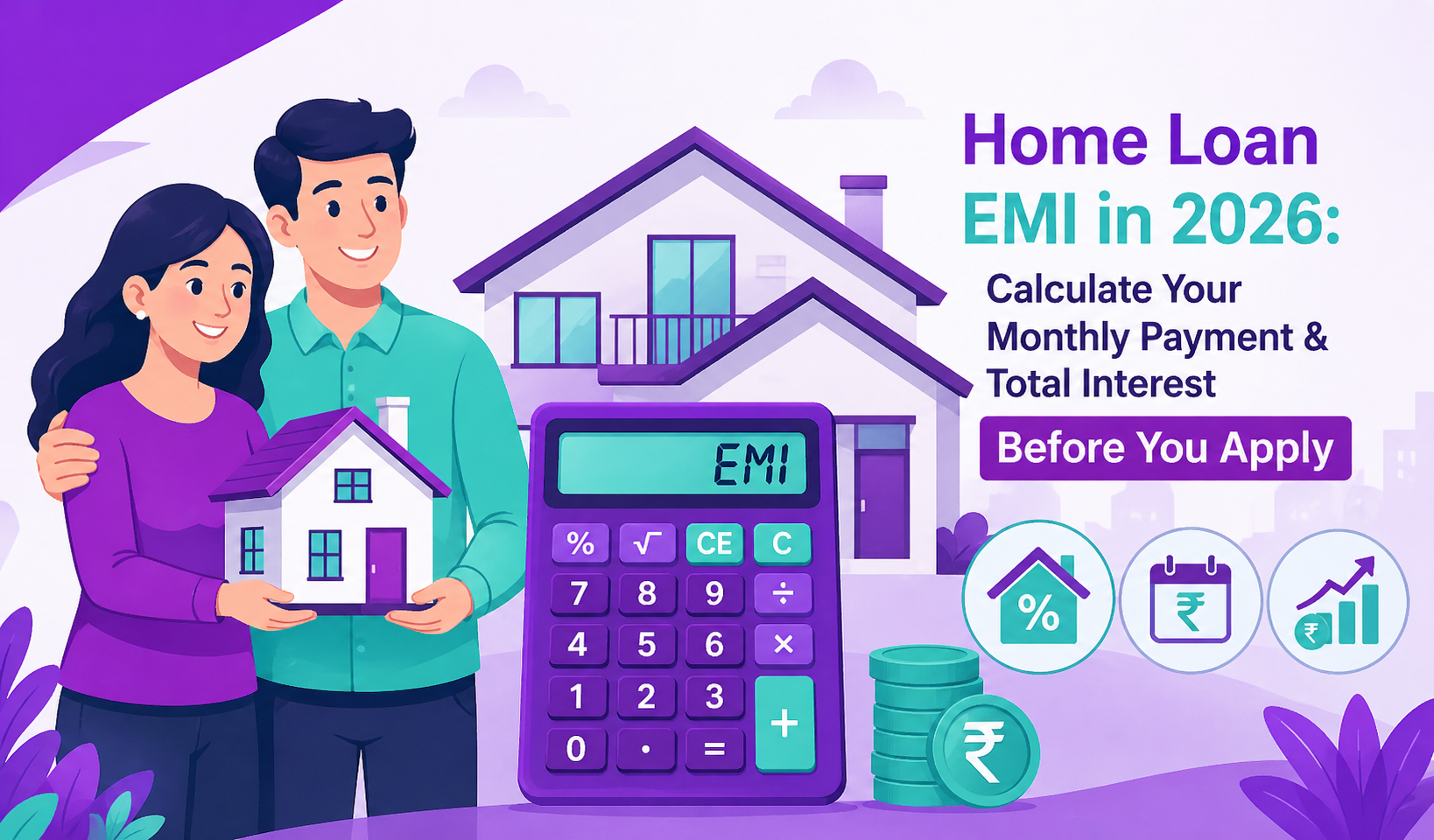 Home Loan EMI in 2026: Calculate Monthly Payment & Total Interest Before You Apply