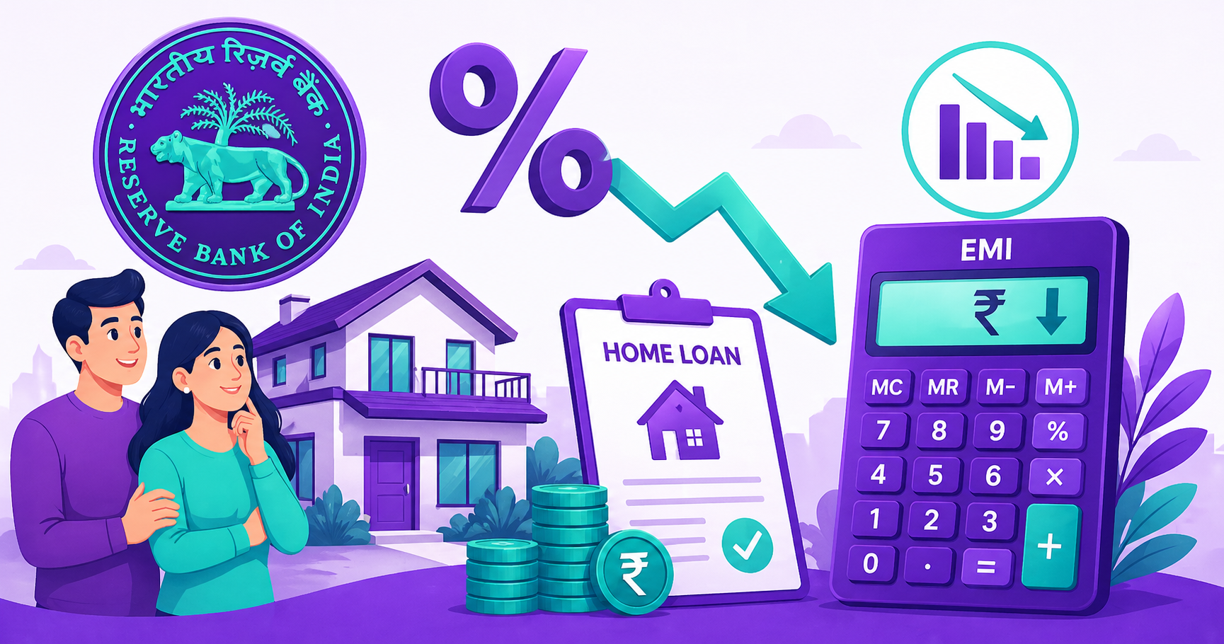 RBI repo rate cuts 2026 — how much has your home loan EMI dropped